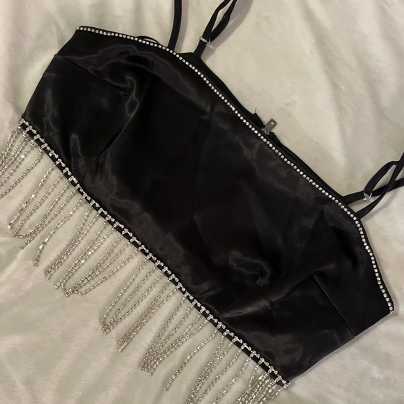 Girls night out crop bustier top - Picture 1 of 3